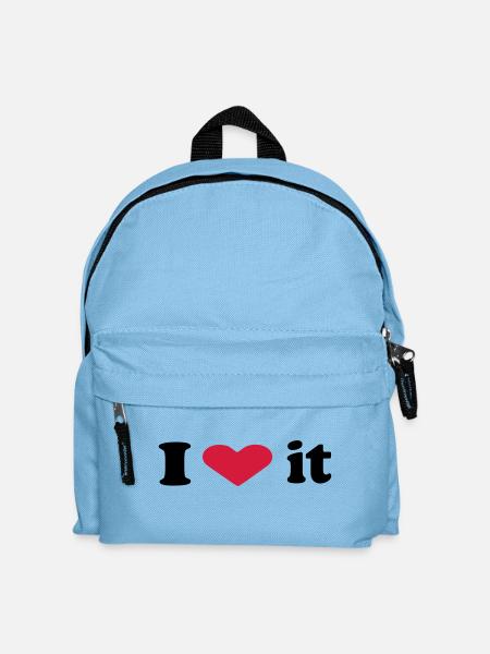 i love it - Kids' Backpack - light blue