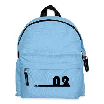 02_Black_Bauhaus93 - Kinder Rucksack - Hellblau - Vorne
