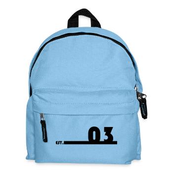 03_Black_Bauhaus93 - Kinder Rucksack - Hellblau - Vorne