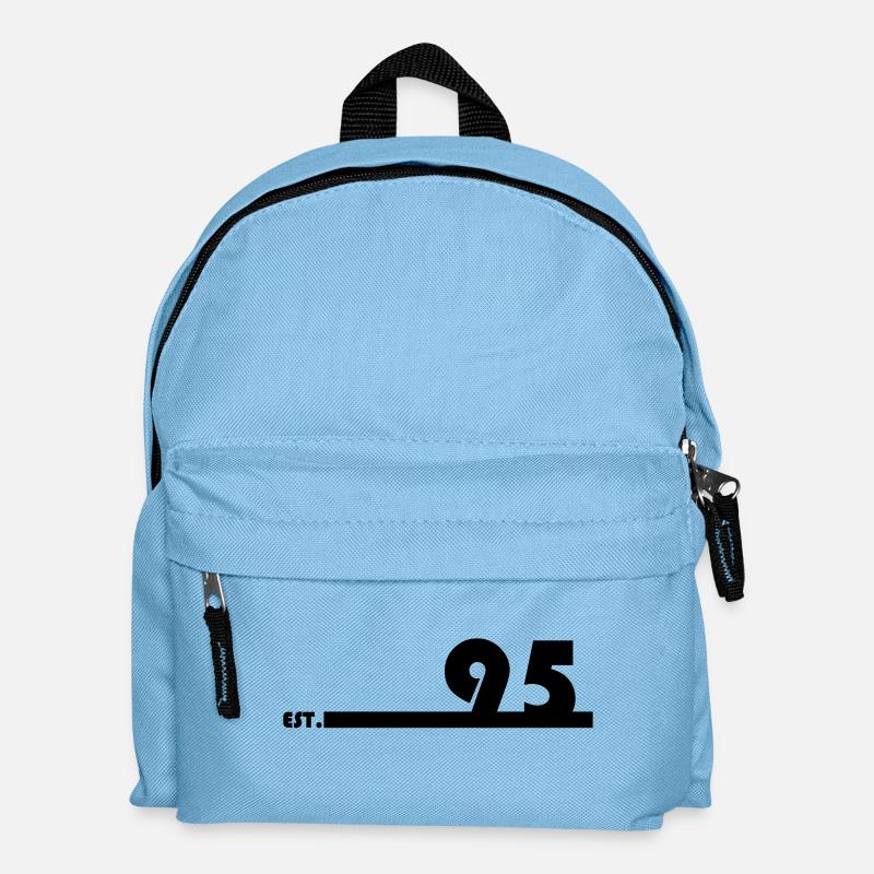95_Black_Bauhaus93 - Kinder Rucksack - Hellblau