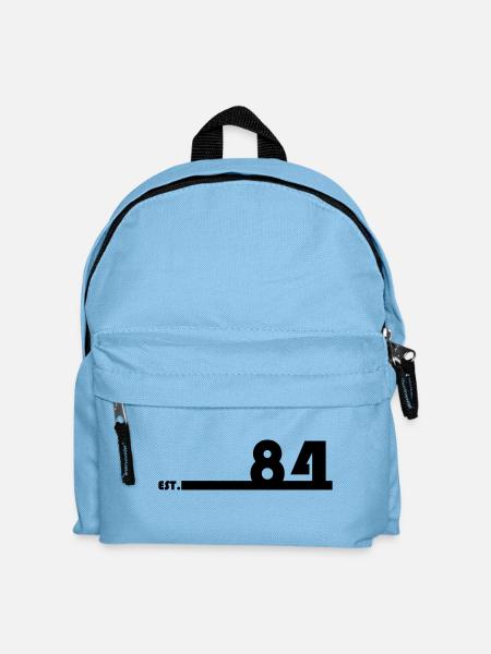 84_Black_Bauhaus93 - Kinder Rucksack - Hellblau