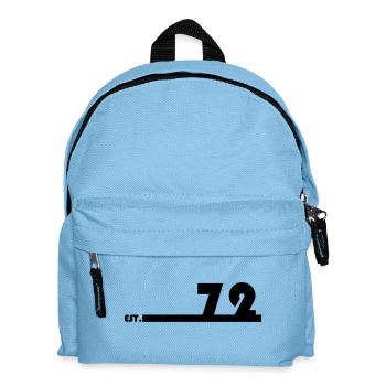 72_Black - Kinder Rucksack - Hellblau - Vorne