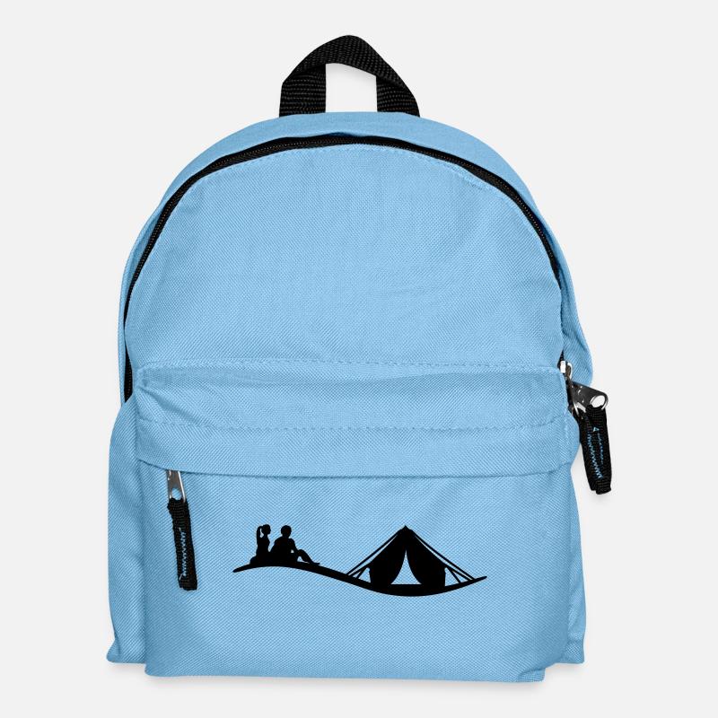 Freizeit - Camping - Kinder Rucksack - Hellblau