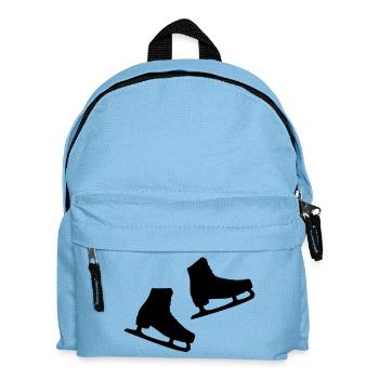 paar_schlittschuhe - Kinder Rucksack - Hellblau - Vorne