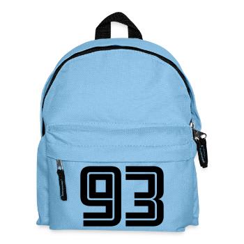 93 - Kids' Backpack - light blue - Front