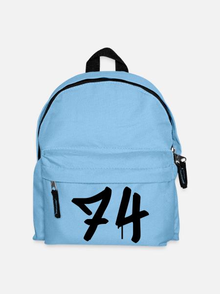Graffiti : 74 - Kinder Rucksack - Hellblau