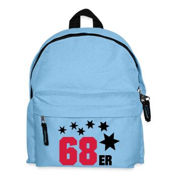 68er - Kinder Rucksack - Hellblau - Vorne
