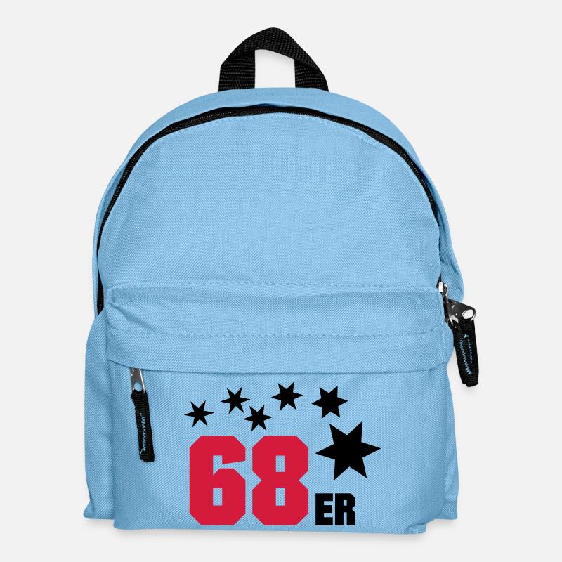 68er - Kinder Rucksack - Hellblau