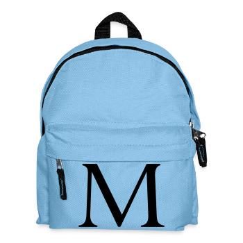 m - Kinder Rucksack - Hellblau - Vorne