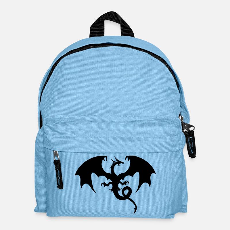 Drachen - Kinder Rucksack - Hellblau