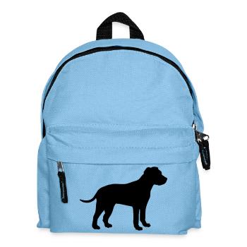 dog american staffordshire - Kinder Rucksack - Hellblau - Vorne