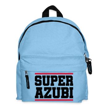 super azubi - Kinder Rucksack - Hellblau - Vorne