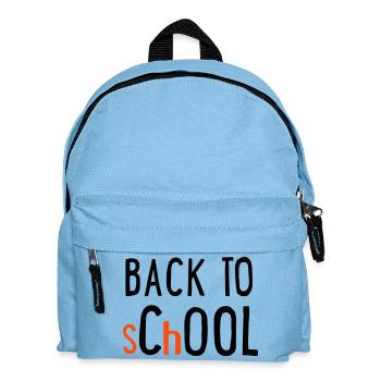 back to school - Kids' Backpack - light blue - Front