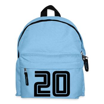 20 - Kids' Backpack - light blue - Front