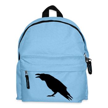 Rabe - Kinder Rucksack - Hellblau - Vorne