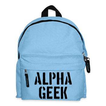 Alpha Geek - Kids' Backpack - light blue - Front