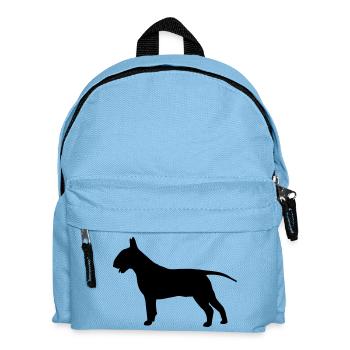 Bullterrier - Kinder Rucksack - Hellblau - Vorne