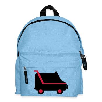 Transporter / van (2c) - Kinder Rucksack - Hellblau - Vorne