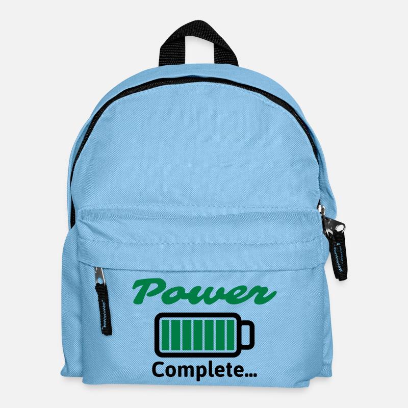 Power Complete... - Kinder Rucksack - Hellblau