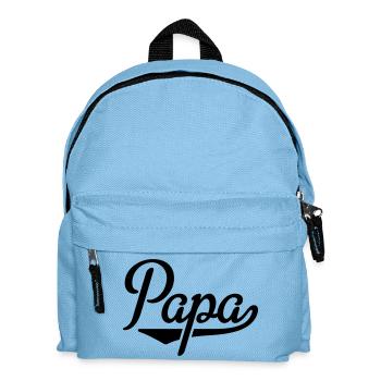 Papa - Kinder Rucksack - Hellblau - Vorne