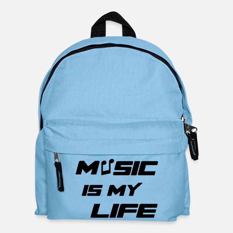 Music - Kinder Rucksack - Hellblau