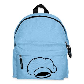 Cook cook chef hat - Kids' Backpack - light blue - Front