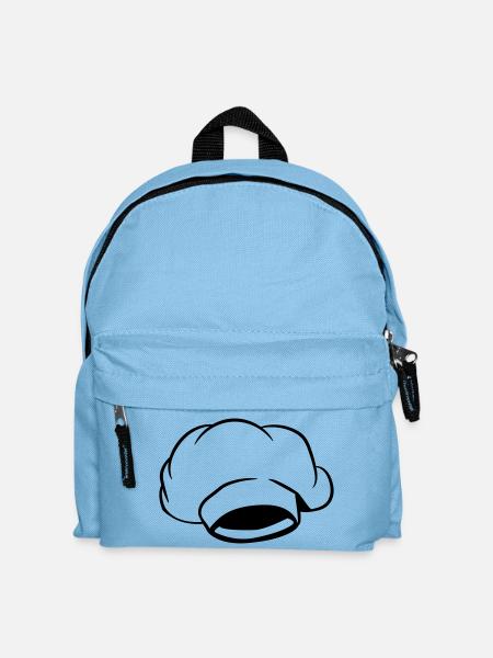 kochen koch kochmütze - Kinder Rucksack - Hellblau
