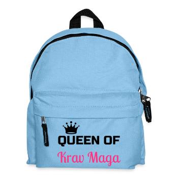 Krav Maga / Krav-Maga / Fight / Martial Art - Kinder Rucksack - Hellblau - Vorne