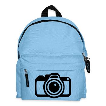 Kamera - Kinder Rucksack - Hellblau - Vorne