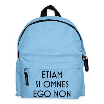 latin motto - Kids' Backpack - light blue - Front