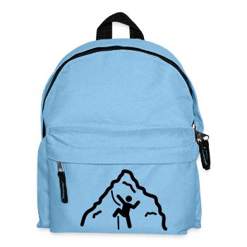 bergsteiger climbing - Sac à dos Enfant - bleu clair - Devant