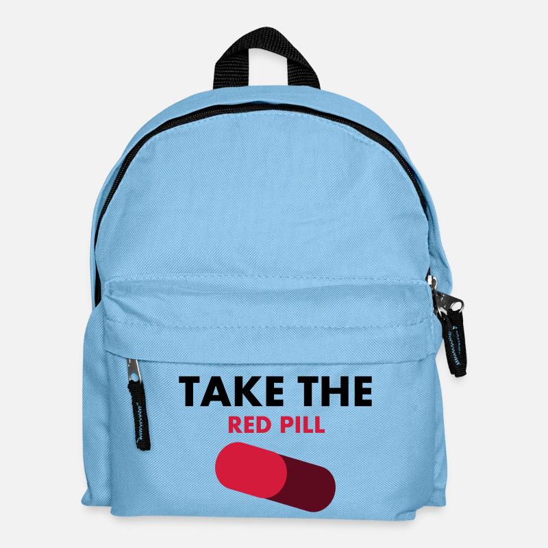 take_the_red_pill - Sac à dos Enfant - bleu clair