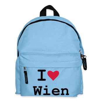 Wien - Kinder Rucksack - Hellblau - Vorne