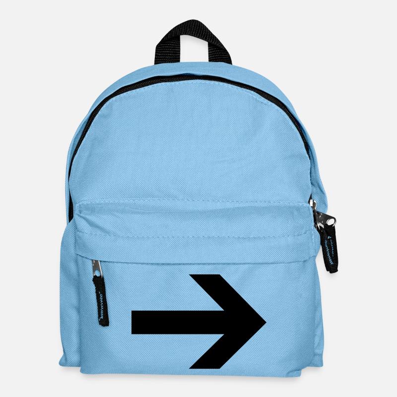 Pfeil nach rechts - Kinder Rucksack - Hellblau