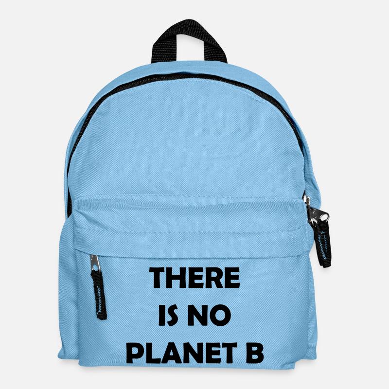 There is no Planet B - Kinder Rucksack - Hellblau