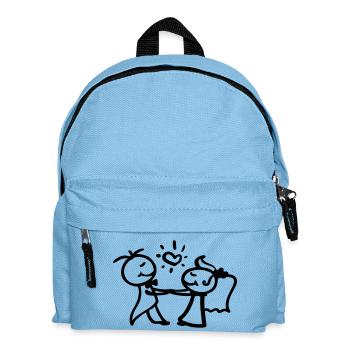 suesses_paar - Kinder Rucksack - Hellblau - Vorne