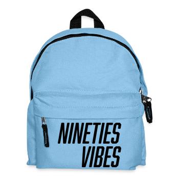 Nineties Vibes - Kinder Rucksack - Hellblau - Vorne