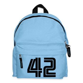 42 - Kids' Backpack - light blue - Front