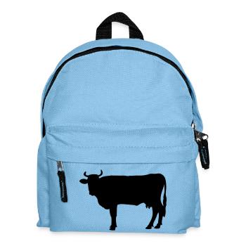 Cow - Kids' Backpack - light blue - Front