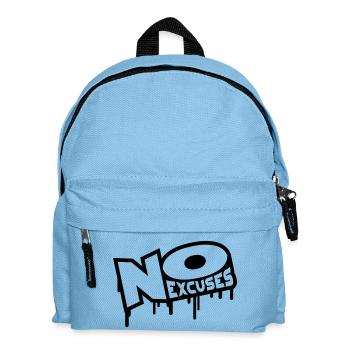 No Excuses - Kinder Rucksack - Hellblau - Vorne