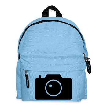 camera - Kids' Backpack - light blue - Front
