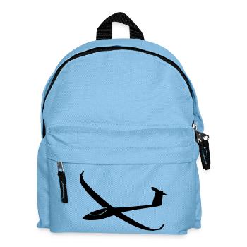js3 segelflugzeug - Kinder Rucksack - Hellblau - Vorne