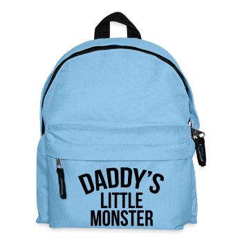 Daddy's little monster - Kids' Backpack - light blue - Front