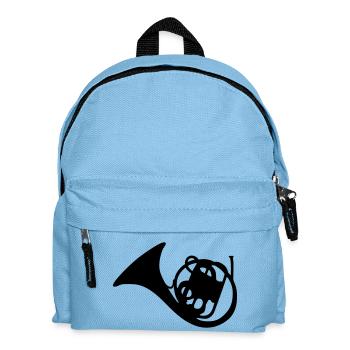 french horn - Kids' Backpack - light blue - Front