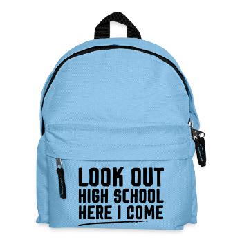 Attention lycée, j'arrive - Sac à dos Enfant - bleu clair - Devant