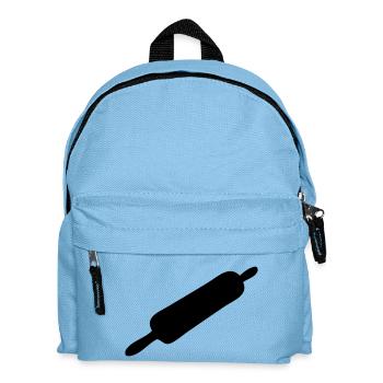 Bäcker Nudelholz - Kinder Rucksack - Hellblau - Vorne