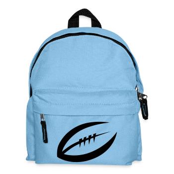 American Football - Kinder Rucksack - Hellblau - Vorne