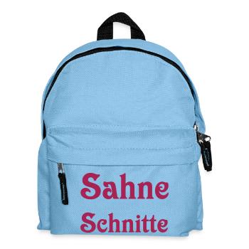Sahne Schnitte - Kinder Rucksack - Hellblau - Vorne