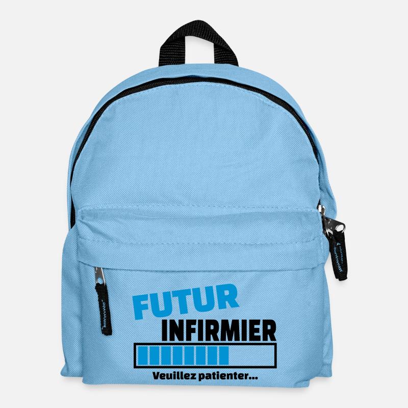 futur infirmier - Sac à dos Enfant - bleu clair