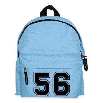56 - Kids' Backpack - light blue - Front